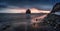 Hvitserkur sunset panorama