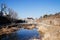 Hwaseong Fortress Hwahongmun Gate and river in Suwon, Korea