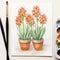 Hyacinth Watercolor Illustration With Rustic Southwest Vibe