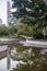 Hyatt Regency hotel tower over Kowloon Park, Hong Kong China