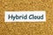 Hybrid cloud storage data technology database