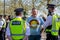 HYDE PARK, LONDON, ENGLAND- 24 April 2021: Anti-mask protester at a Unite For Freedom anti-lockdown protest