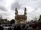 Hyderabad`s Charminar view from the road