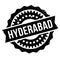 Hyderabad stamp rubber grunge