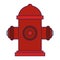 Hydrant firefighter tool blue lines
