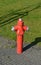 hydrant near the lawn water emergency hose danger pipe outside green grass protection plug security equipment