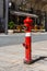 Hydrant on the street of Budapest. Hungary