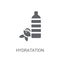 Hydratation icon. Trendy Hydratation logo concept on white background from Gym and Fitness collection