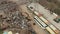 Hydraulic Machinery Sorting Out Old Cars at the Junkyard