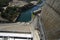 Hydro Dam Spillway and River View, USA