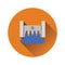 Hydro power station icon