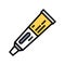 hydrocortisone ointment first aid color icon vector illustration