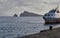 Hydrofoil connecting Aeolian islands, Sicily, Italy