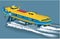 Hydrofoil Vector Illustration