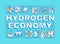 Hydrogen economy word concepts banner