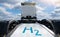 Hydrogen fuel cell truck