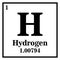 Hydrogen Periodic Table of the Elements Vector