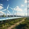 A hydrogen pipeline with wind turbines 3