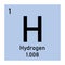 Hydrogen Symbol Illustration