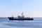 Hydrographic vessel maneuvers, haze at Baltic sea