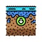 hydrology research hydrogeologist color icon  illustration