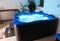 Hydromassage bathtub for color therapy at the rehabilitation center for the disabled in Wisla.