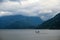 Hydroplane takes off from Harrison Lake