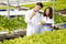 Hydroponics, two Asian scientists, tested the standards and collected chemical data of the organic vegetables grown using