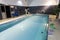 Hydrotherapy pool at the rehabilitation center for the disabled in Wisla,