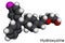 Hydroxyzine molecule. It is antihistamine drug, used to treat anxiety and tension, as well as  pruritus and chronic urticaria.