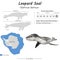 Hydrurga leptonyx Leopard seal geographic range