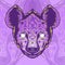 Hyena head illustration design