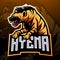 Hyena mascot. esport logo design