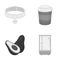 Hyena, rest, businessns, and other web icon in monochrome style.cubicle, sanitary ware icons in set collection.