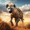 Hyena Serengeti, Africa  Made With Generative AI illustration
