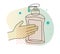 Hygiene - Handwash with Liquid Soap - Stock Icon