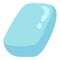 Hygiene soap icon, cartoon and flat style