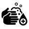 Hygiene vector icon, wash your hands