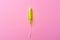 Hygienic female tampon on a pink background