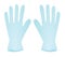 Hygienic latex gloves