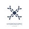 Hygroscopic icon. Trendy flat vector Hygroscopic icon on white b