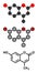 Hymecromone drug molecule