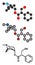 Hyoscyamine alkaloid molecule. Herbal sources include henbane, mandrake, jimsonweed, deadly nightshade and tomato