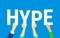 Hype letters concept vector illustration