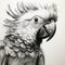 Hyper-detailed Parrot Portrait Ambient Occlusion Illustration Art