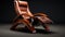 Hyper-detailed Retro-futuristic Recliner Chair Model