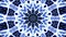 hyper kaleidoscop complex Blue mesh Mandala loop Rotating