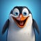 Hyper-realistic 3d Cartoon Penguin: Meet Erik From Happy Feet