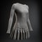 Hyper Realistic 3d Model Of Frostpunk-inspired Knit Skirt Dress