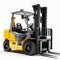 Hyper-realistic 3d Rendering Of Jungheinrich Forklift On White Background
